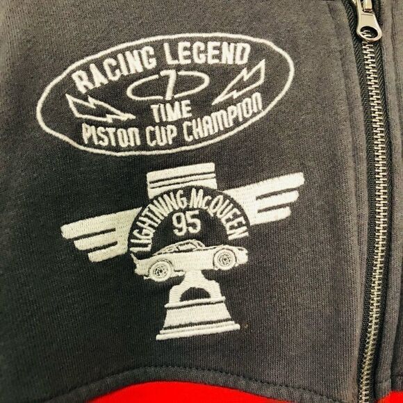 Disney Cars’ Lightning McQueen Zip Up Hoodie - Picture 2 of 11